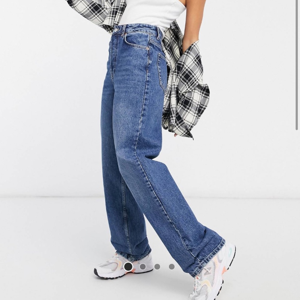 Topshop oversized mom jeans